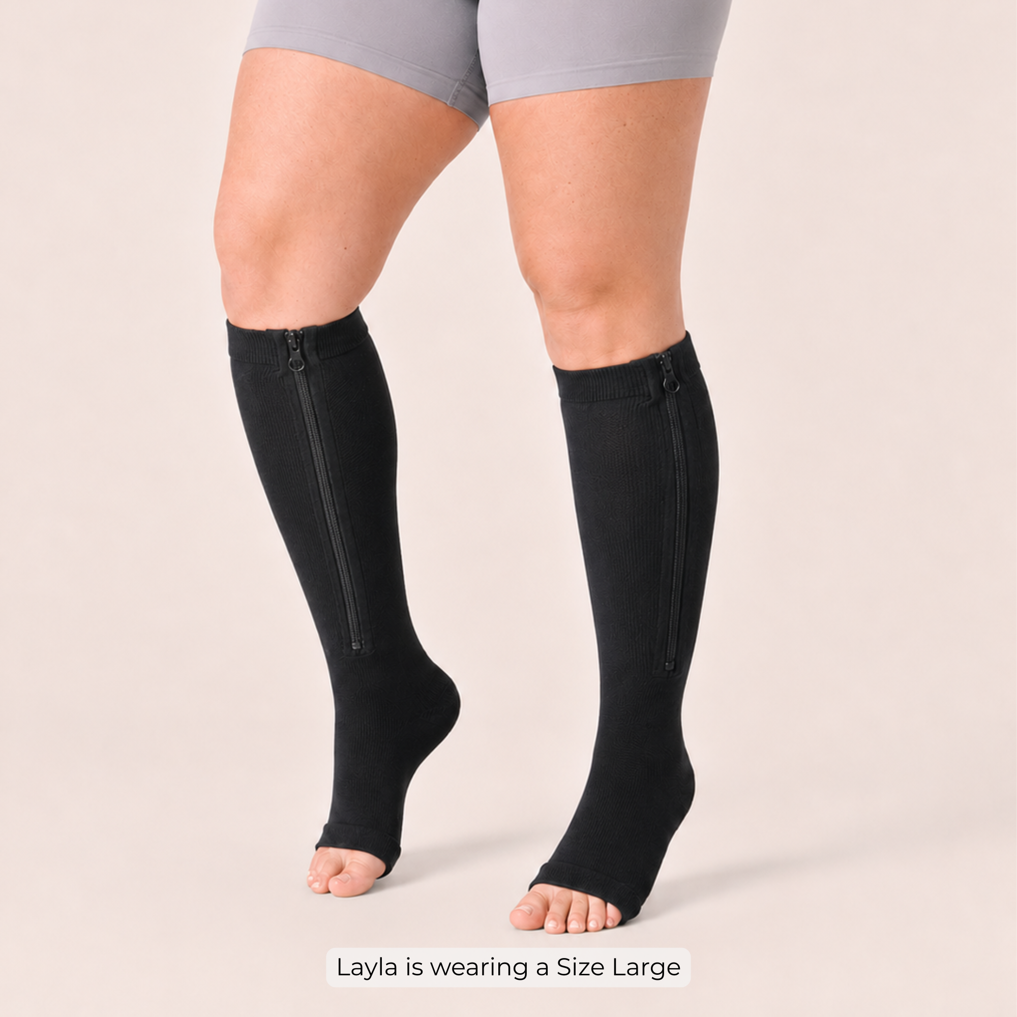 Soothee Open-Toe Compression Socks