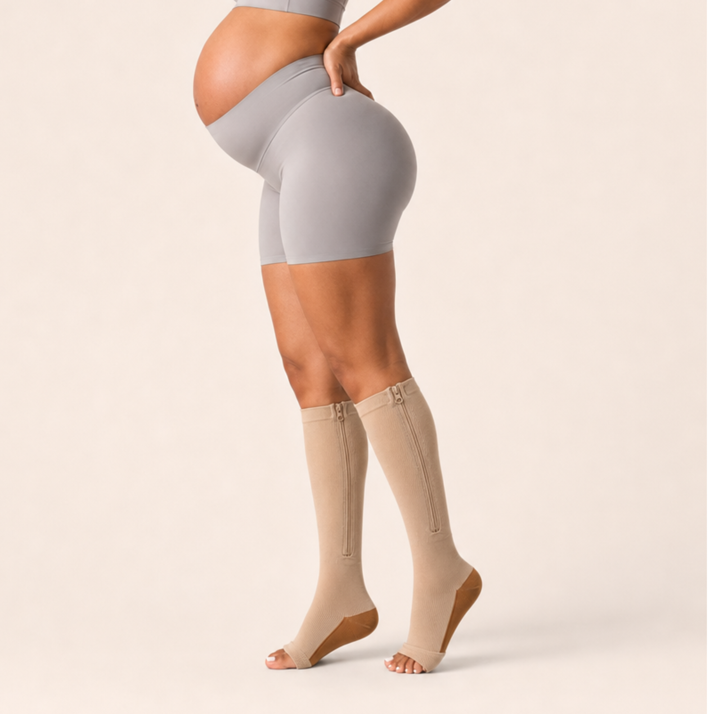 Soothee Open-Toe Compression Socks